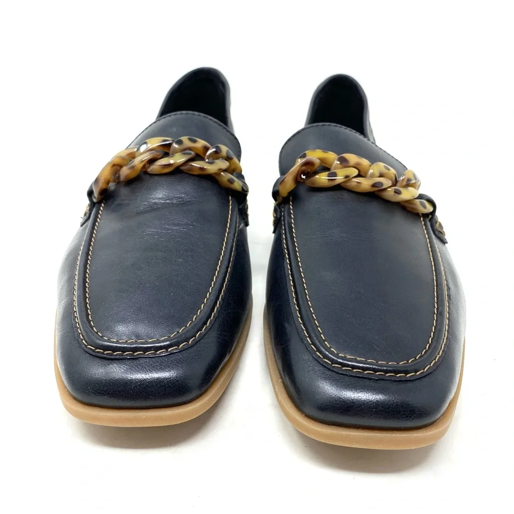 Clarks Sarafyna Iris Loafer Black Leather Comfort Wide Comfort Office Slip On